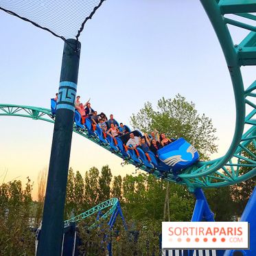 Inauguration de Pégase Express au parc Astérix