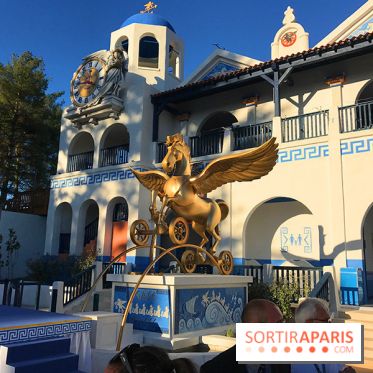 Inauguration de Pégase Express au parc Astérix