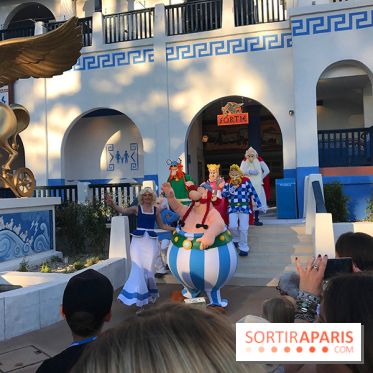 Inauguration de Pégase Express au parc Astérix