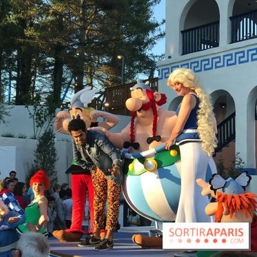 Inauguration de Pégase Express au parc Astérix