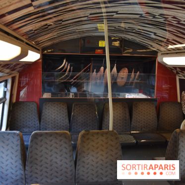 Inauguration du Train des Arts à la gare de l'est