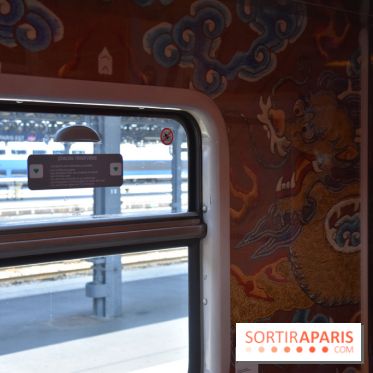 Inauguration du Train des Arts à la gare de l'est