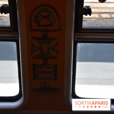 Inauguration du Train des Arts à la gare de l'est