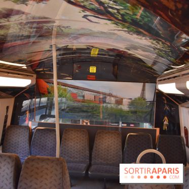 Inauguration du Train des Arts à la gare de l'est