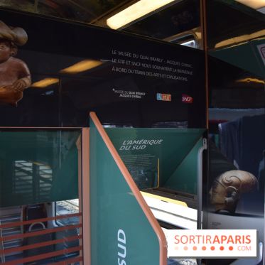 Inauguration du Train des Arts à la gare de l'est