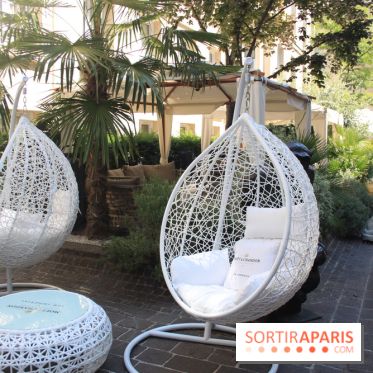 Le restaurant-terrasse des Jardins du Marais