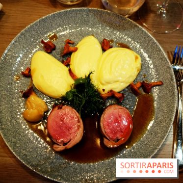 Le Christine : noisettes de filet d'ageau