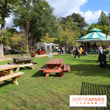 Le Village des Manèges provisoire du Jardin d'Acclimatation
