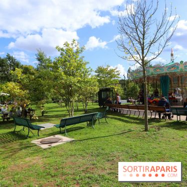Le Village des Manèges provisoire du Jardin d'Acclimatation