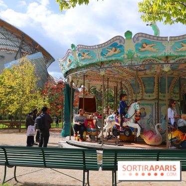 Le Village des Manèges provisoire du Jardin d'Acclimatation