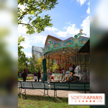 Le Village des Manèges provisoire du Jardin d'Acclimatation