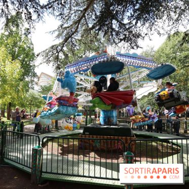 Le Village des Manèges provisoire du Jardin d'Acclimatation