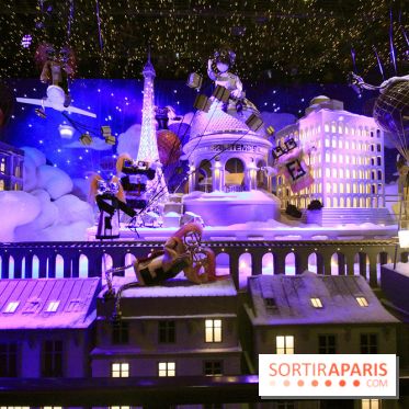 Vitrines de Noël 2017 au Printemps