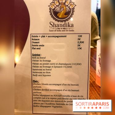 Shandika, le resto street food Sri Lankais