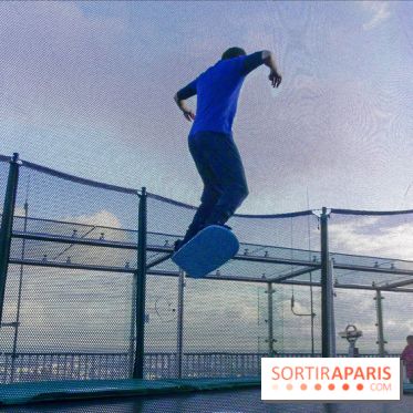 Les trampolines sur la Tour Montparnasse