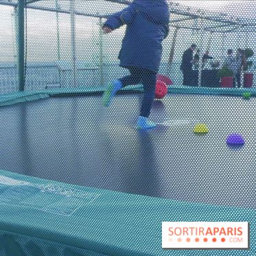 Les trampolines sur la Tour Montparnasse