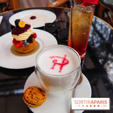 Le 86Champs, le nouveau salon de thé de Pierre Hermé, latte Ispahan