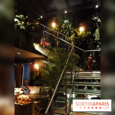 Après, le resto de l'hôtel Kube à l'esprit jungle