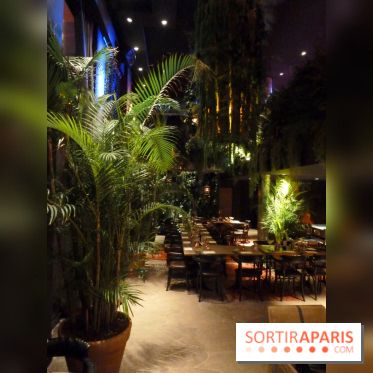 Après, le resto de l'hôtel Kube à l'esprit jungle