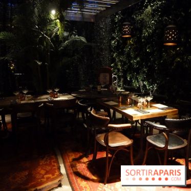 Après, le resto de l'hôtel Kube à l'esprit jungle