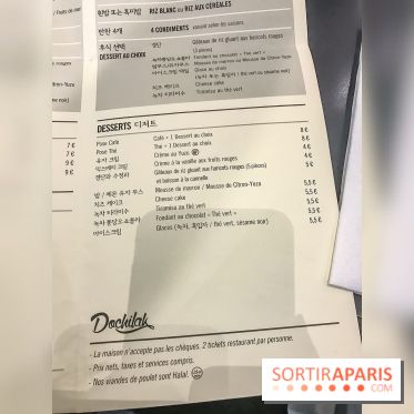 Dochilak Montparnasse, la cantine coréenne - Les photos