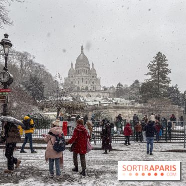 La Neige à Paris - Montmartre