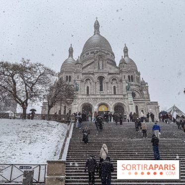 La Neige à Paris - Sacré Coeur