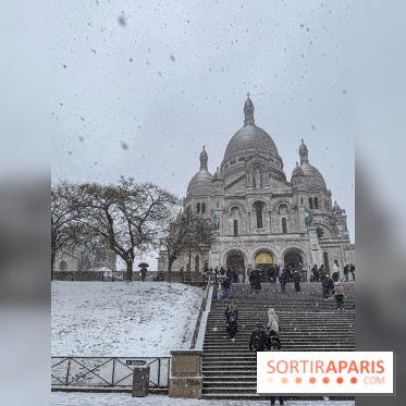 La Neige à Paris - Sacré Coeur