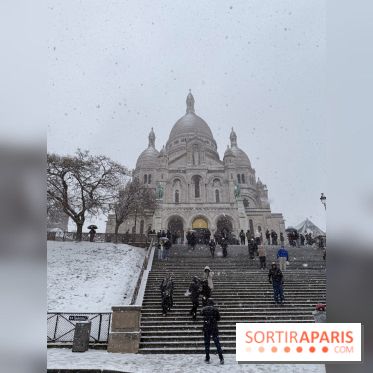 La Neige à Paris - Sacré Coeur