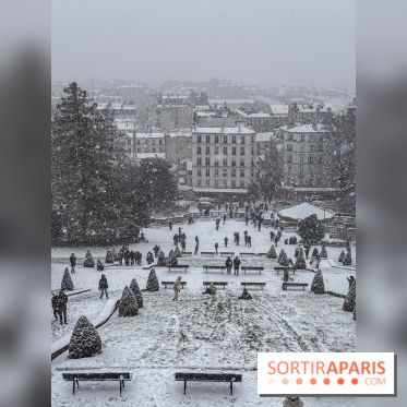 La Neige à Paris -  Montmartre