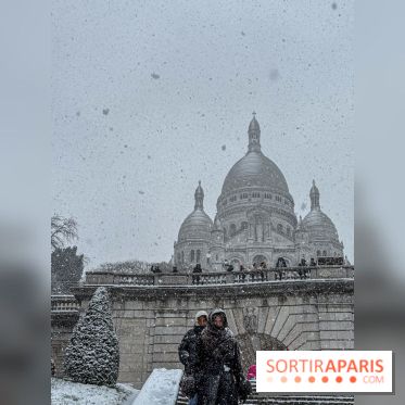La Neige à Paris - Montmartre