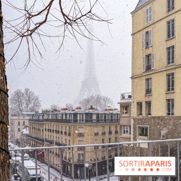 La Neige à Paris - tour Eiffel