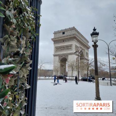 La Neige à Paris - Arc de Triomphe