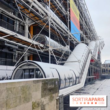 La Neige à Paris - Centre pompidou