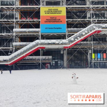 La Neige à Paris - Centre Pompidou