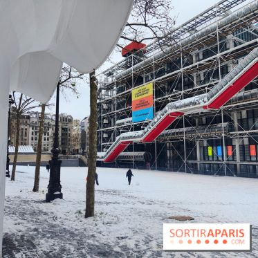 La Neige à Paris - Centre Pompidou