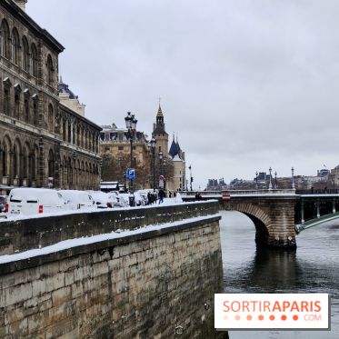 La Neige à Paris - Pont Seine