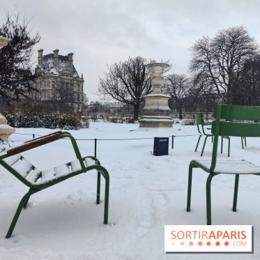 La Neige à Paris - Jardin des Tuileries