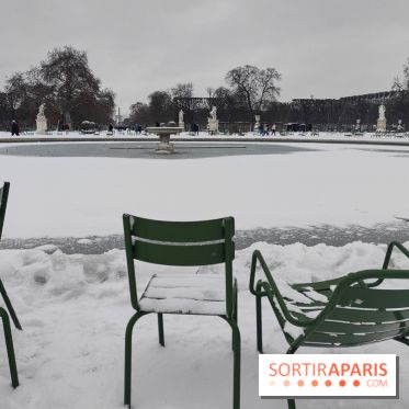 La Neige à Paris - Jardin des Tuileries