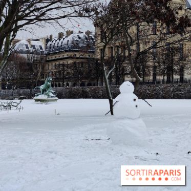 La Neige à Paris - Jardin des Tuileries