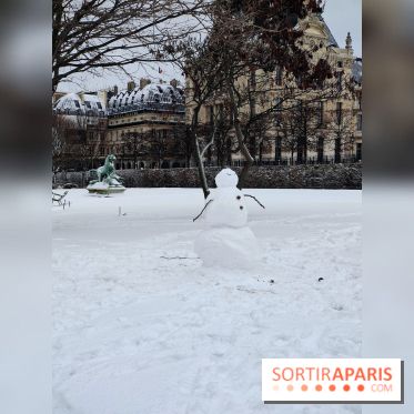 La Neige à Paris -  Jardin des Tuileries