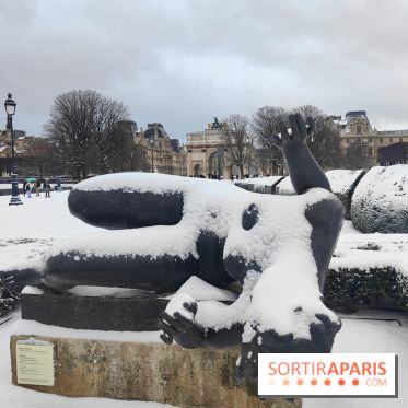 La Neige à Paris - Jardin des Tuileries