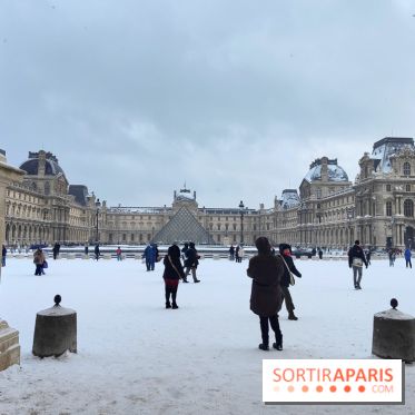 La Neige à Paris - musée du Louvre