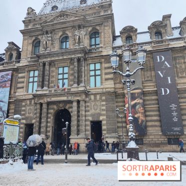 La Neige à Paris - musée du Louvre