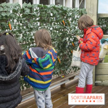 Chasse aux oeufs de Pâques Pierre Lapin au BHV Marais : les photos