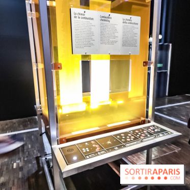 Exposition Feu à la Cité des Sciences