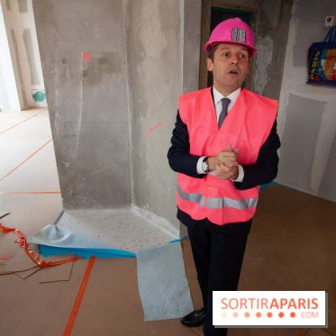 Hôtel Fauchon, visite du chantier