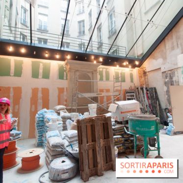 Hôtel Fauchon, visite du chantier