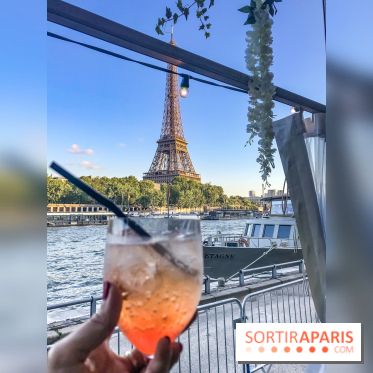 La Guinguette Sohso face à la Tour Eiffel