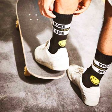 Burlington met du smile sur ses chaussettes 